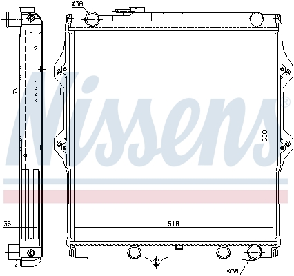 Nissens Radiateur 646848
