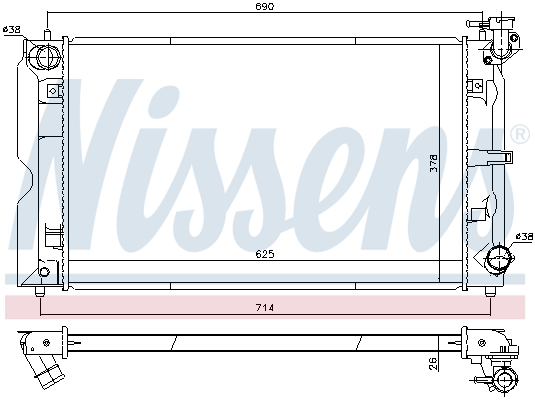 Nissens Radiateur 646857