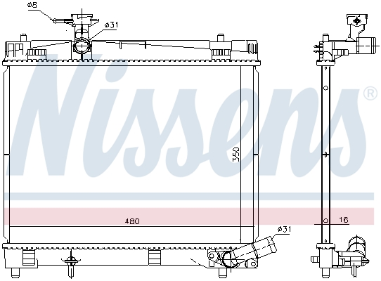 Nissens Radiateur 646868