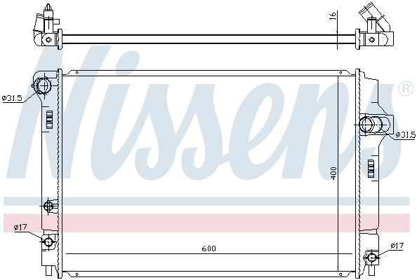 Nissens Radiateur 646873