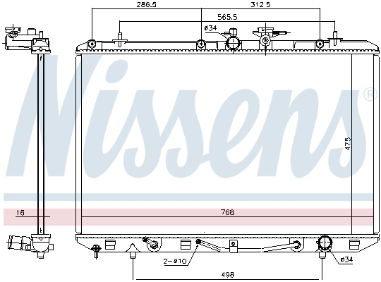 Nissens Radiateur 646927