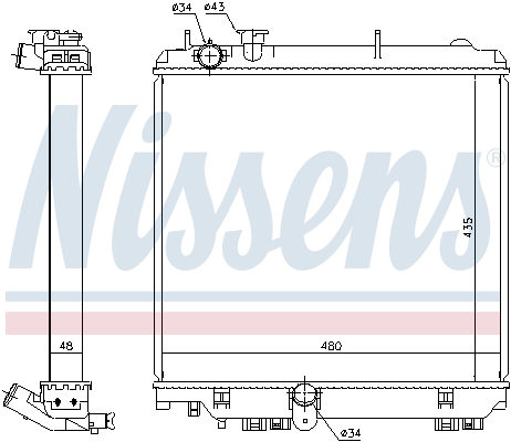 Nissens Radiateur 646929