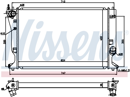 Nissens Radiateur 64695