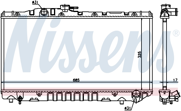 Nissens Radiateur 64712