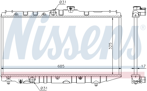 Nissens Radiateur 64718