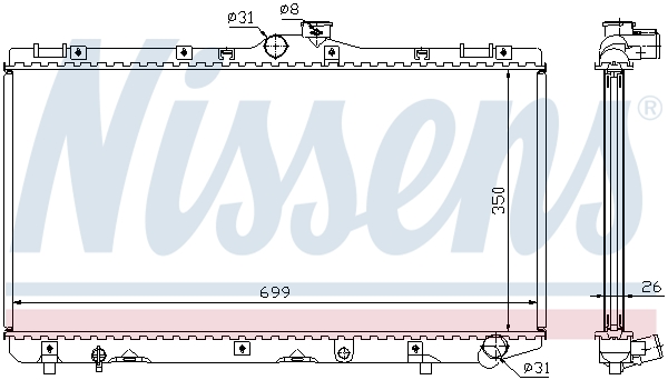 Nissens Radiateur 64746A