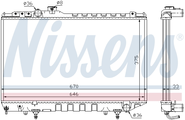 Nissens Radiateur 64750