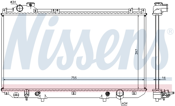 Nissens Radiateur 64759