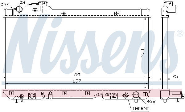 Nissens Radiateur 64761