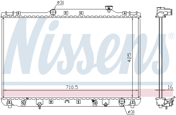 Nissens Radiateur 647681