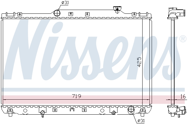 Nissens Radiateur 64769A