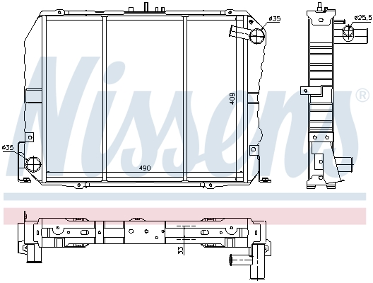 Nissens Radiateur 64778