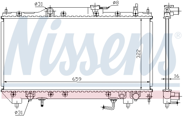 Nissens Radiateur 64782A