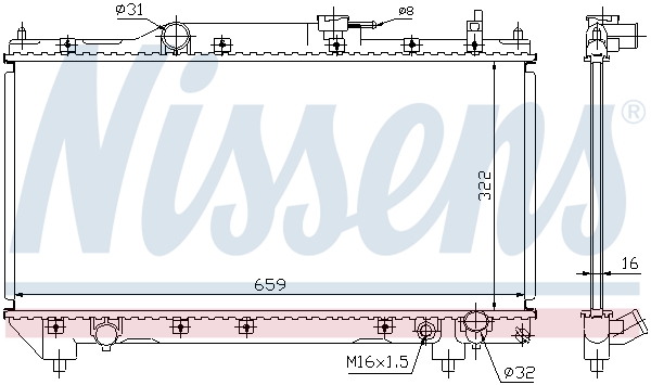 Nissens Radiateur 64783A