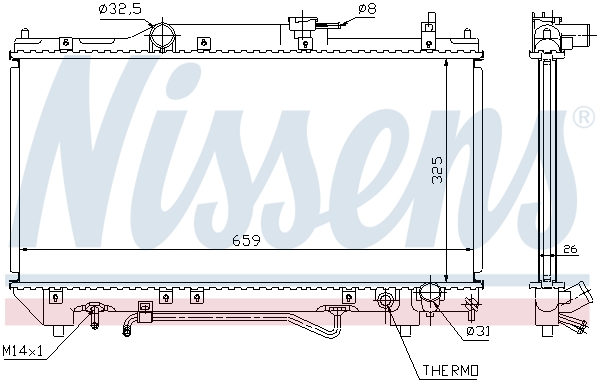 Nissens Radiateur 64784A