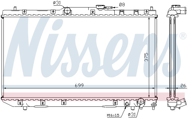 Nissens Radiateur 64785A