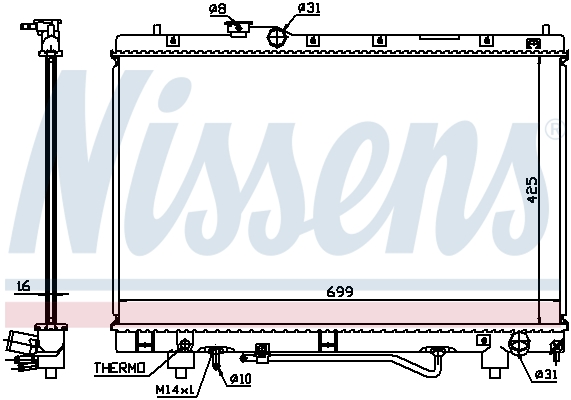Nissens Radiateur 64796A