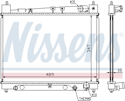 Nissens Radiateur 64798