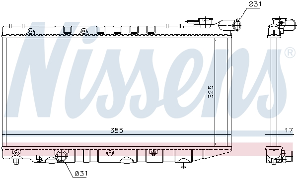 Nissens Radiateur 64835