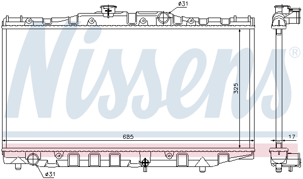 Nissens Radiateur 64851