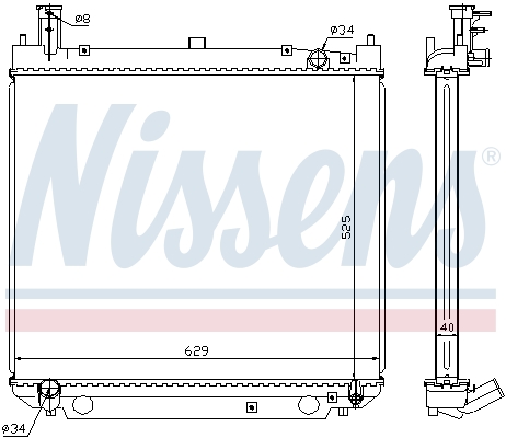 Nissens Radiateur 64857A