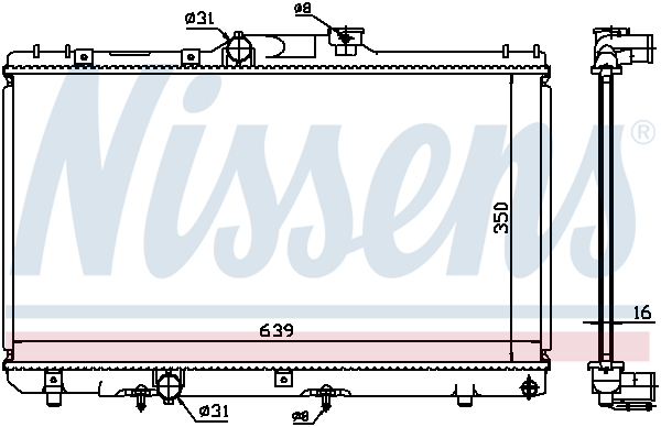 Nissens Radiateur 64868A