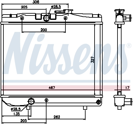 Nissens Radiateur 64880