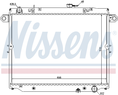 Nissens Radiateur 64882