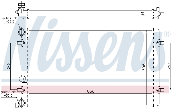 Nissens Radiateur 65011