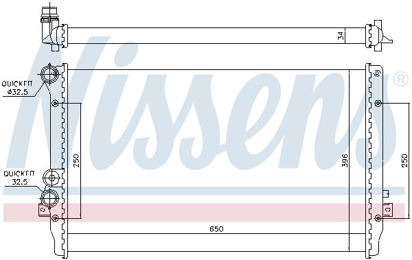 Nissens Radiateur 65012