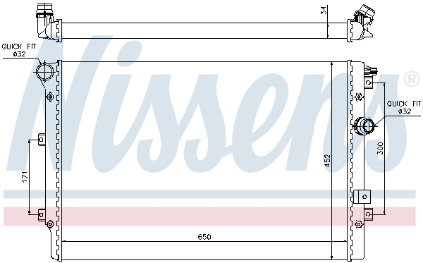 Nissens Radiateur 65015