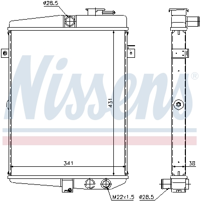 Nissens Radiateur 65081