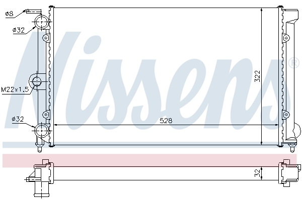 Nissens Radiateur 651111