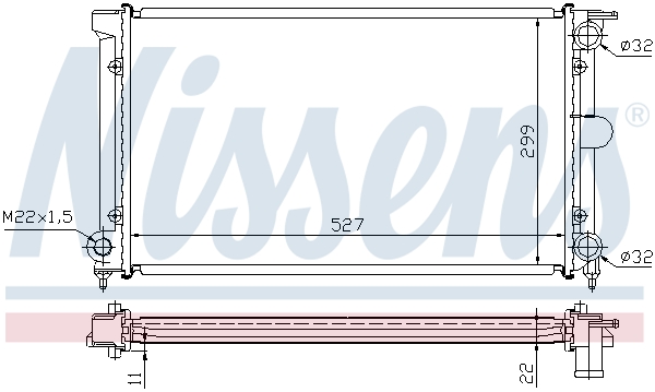 Nissens Radiateur 651511