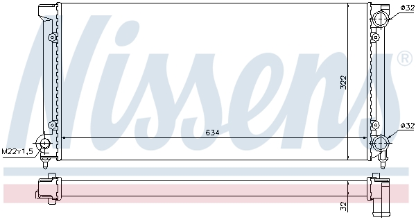 Nissens Radiateur 651611