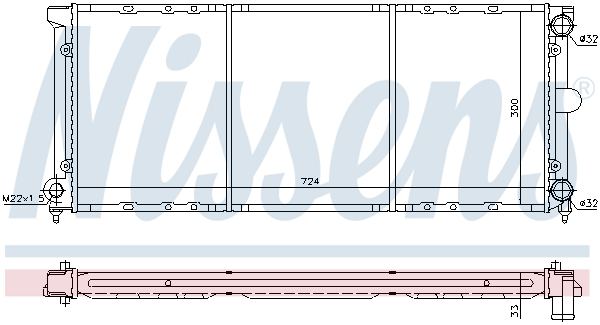 Nissens Radiateur 651621