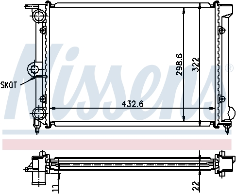 Nissens Radiateur 651631