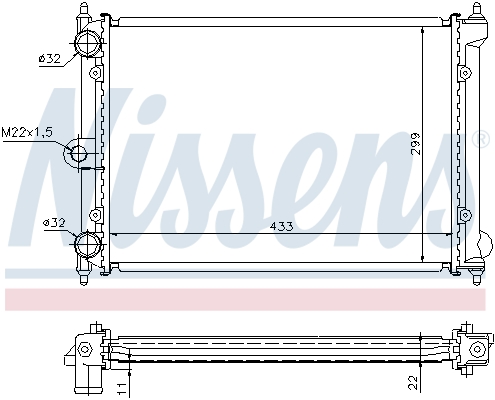 Nissens Radiateur 651721