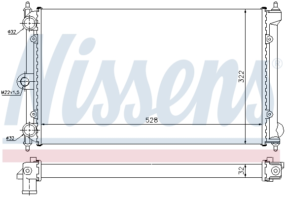 Nissens Radiateur 651731