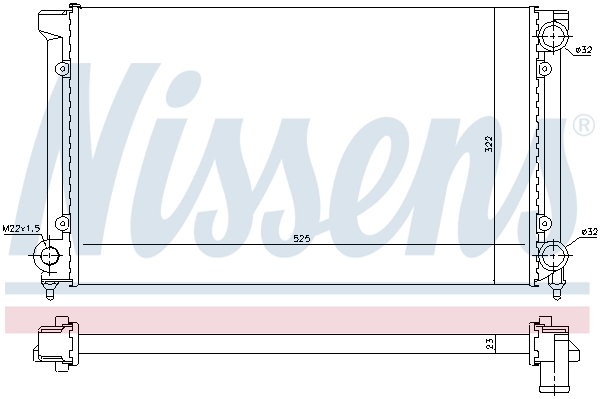 Nissens Radiateur 651741