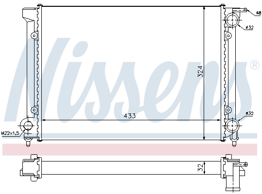 Nissens Radiateur 651811