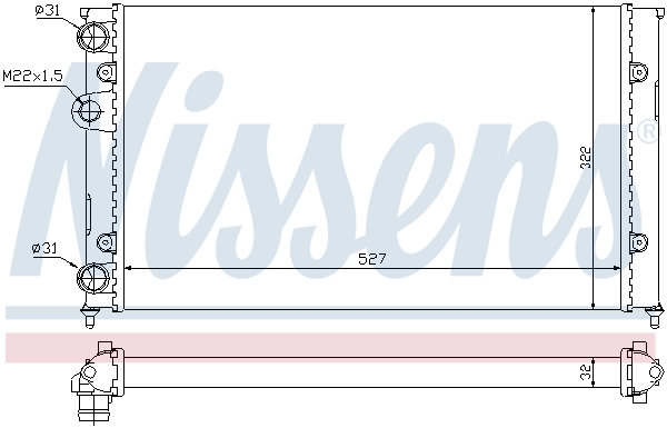 Nissens Radiateur 651871