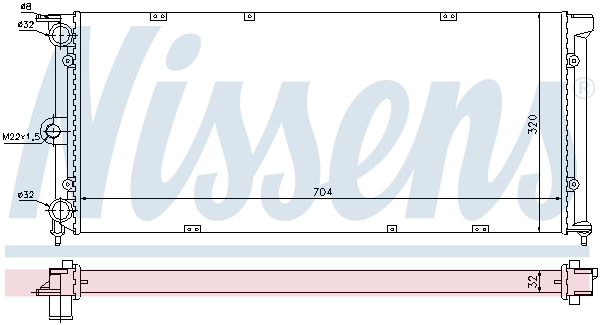 Nissens Radiateur 651911