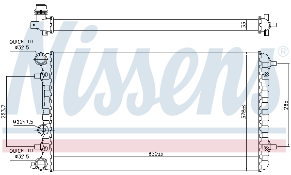 Nissens Radiateur 65228