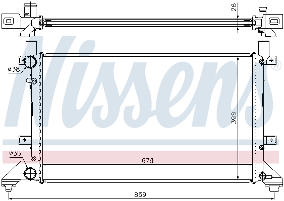 Nissens Radiateur 65231A