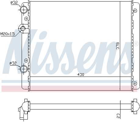 Nissens Radiateur 652341