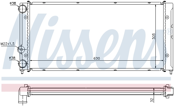 Nissens Radiateur 65236