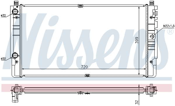 Nissens Radiateur 65238A