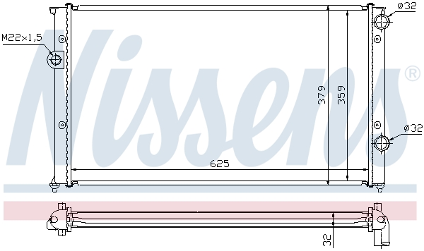 Nissens Radiateur 65243