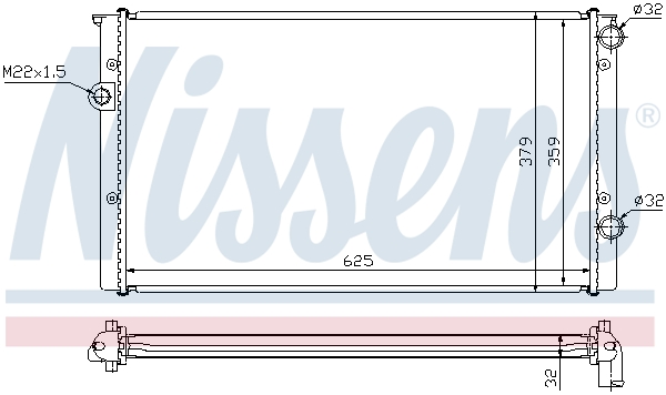 Nissens Radiateur 652461